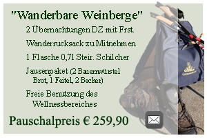 Pauschale Wanderbare Weinberge